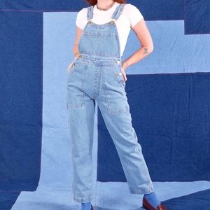 Big Bud Press, INDIGO DENIM ORIGINAL OVERALLS - LIGHT WASH, Size X-Small